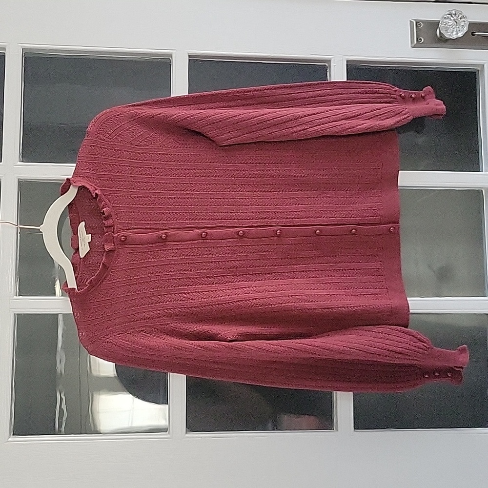 Sezane Louis Cardigan Rosewood